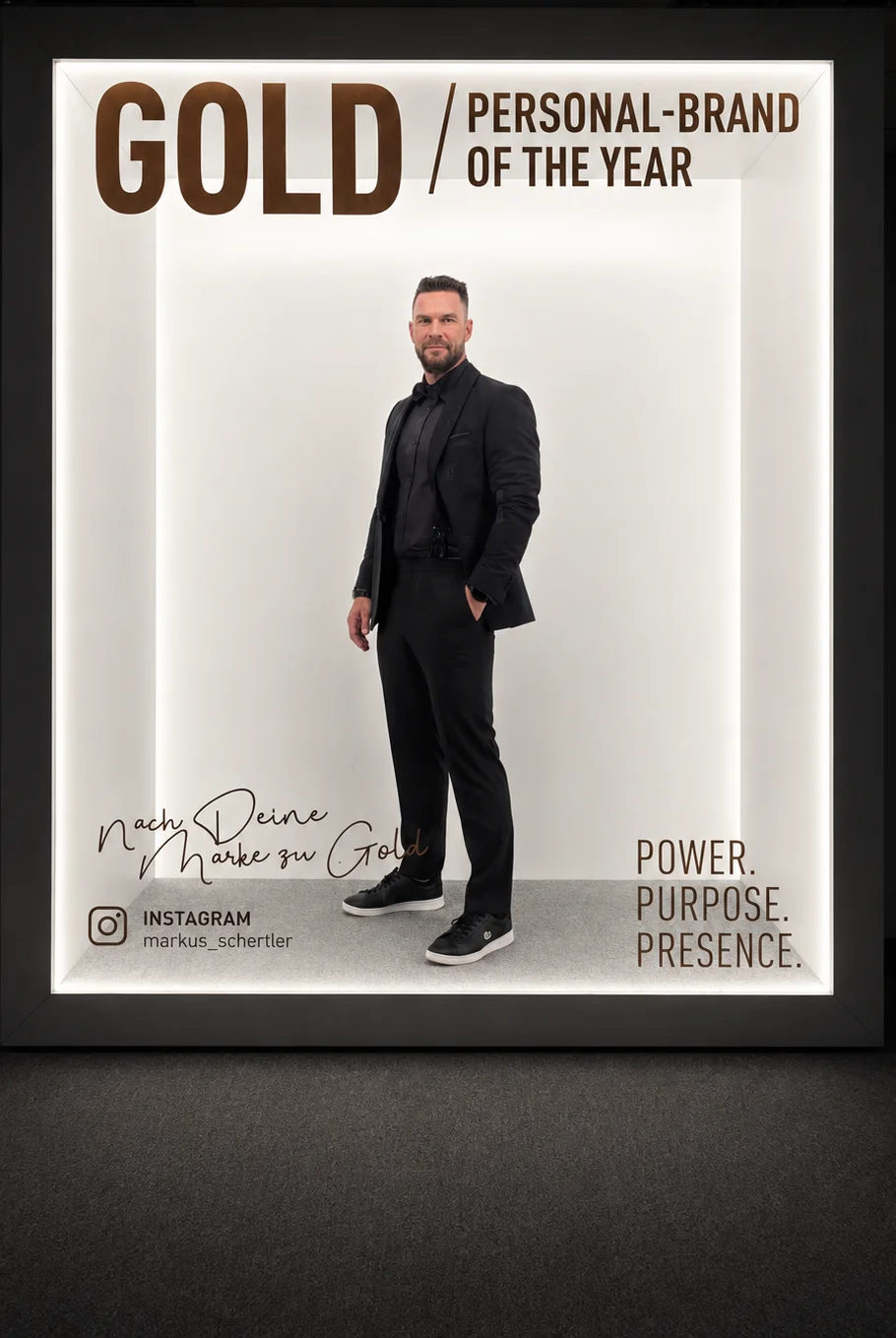 Auszeichnung GOLD Personal Brand of the Year für Markus Schertler