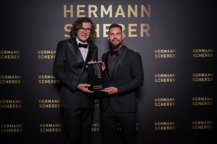 Markus Schertler erhält den Hermann Scherer Excellence Award